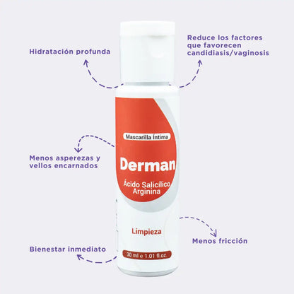 Derman: Crema Hidratante para el Cuidado Íntimo [30 ml]